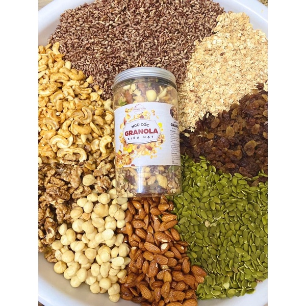 Ngũ cốc Granola Thiên Mộc Trang ( Hũ 500-570gram)