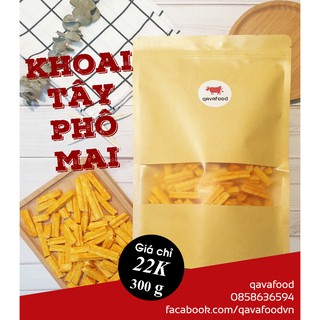 Khoai Tây Sấy Phô Mai Qavafood siêu ngon - đẳng cấp mềm ngon, đậm vị - Chứng nhận vệ sinh An Toàn Thực Phẩm