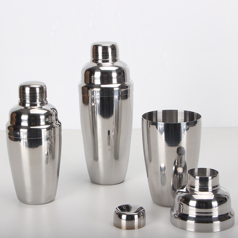 Bình lắc Shaker pha chế cocktail chất liệu inox