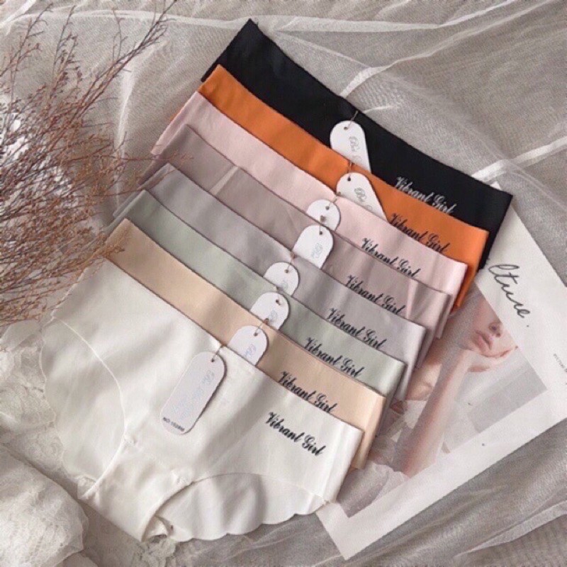 Quần Lót Nữ Đúc Su Viền Sóng Chữ Siêu Mịn (1028)