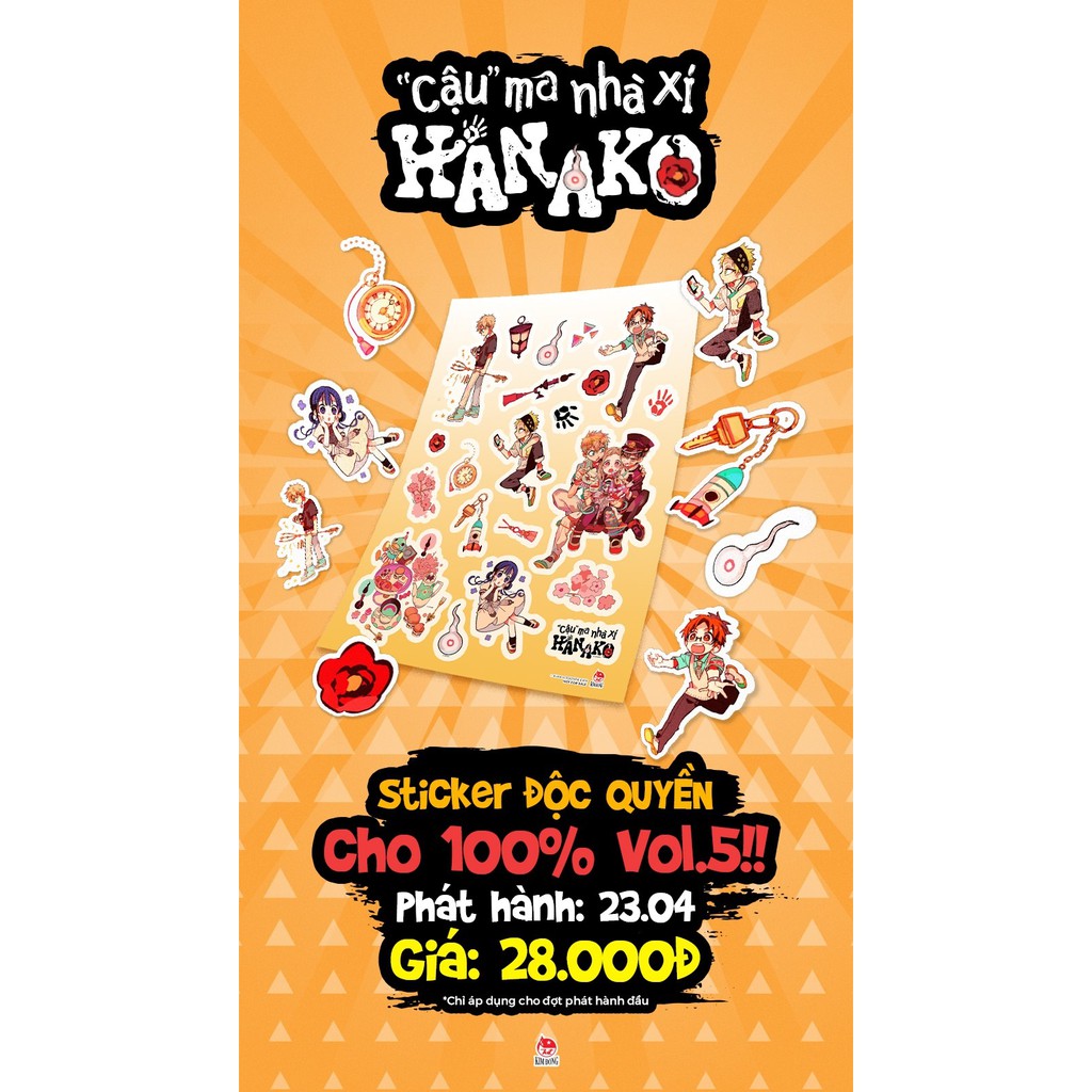 Sách - &quot;Cậu&quot; Ma Nhà Xí Hanako - Tập 5 - Tặng Kèm Sticker