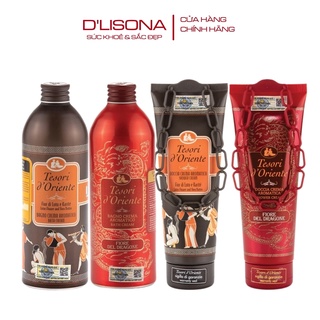 Sữa tắm nước hoa Tesori d'Oriente trắng da hàng chính hãng 250ml-500ml kèm vòi