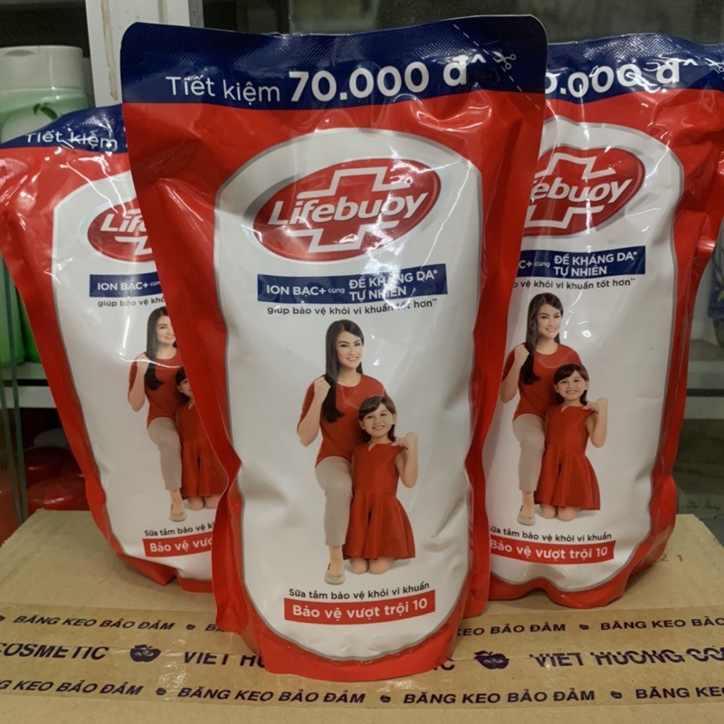 SỮA TẮM LIFEBUOY BẢO VỆ VƯỢT TRỘI 800g (10 mầu đỏ)