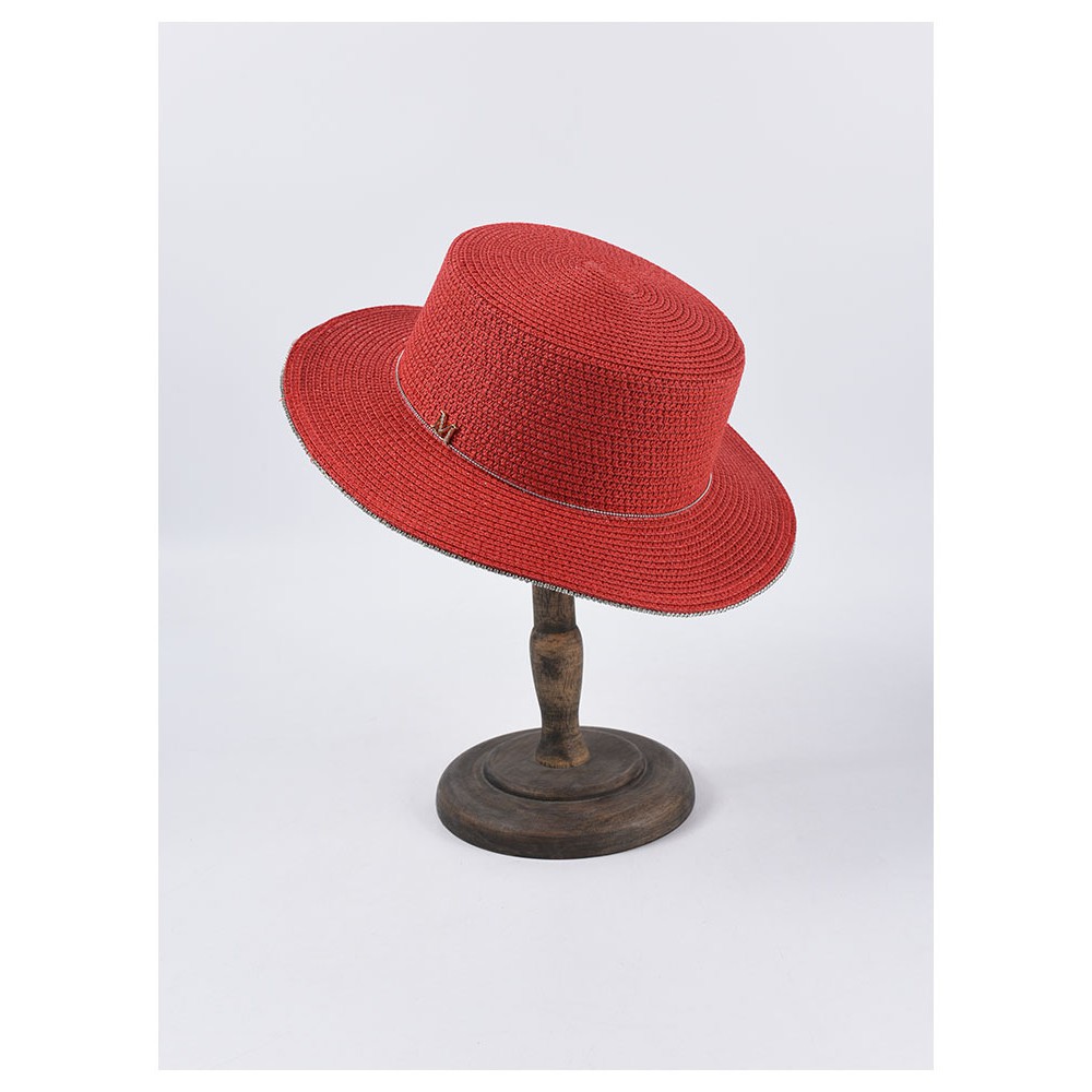 Mũ cói đính hạt kiểu dáng thời trang 2021