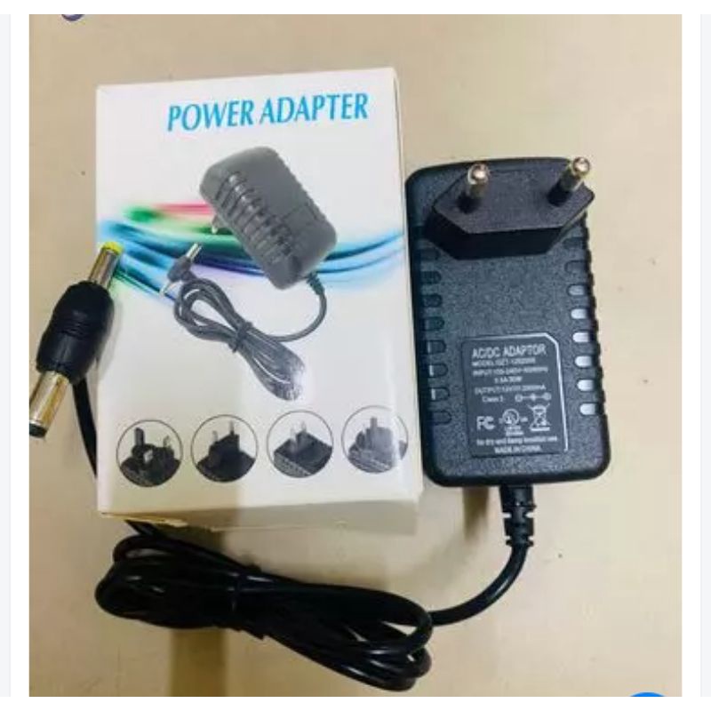 Nguồn adaptor 12V 2A (2 ĐẦU JACK DC)