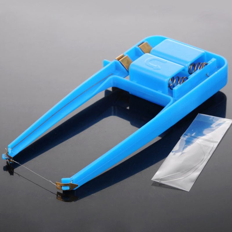 Dụng cụ cắt xốp dây điện bằng polystyrene màu xanh dương DIY
 #3