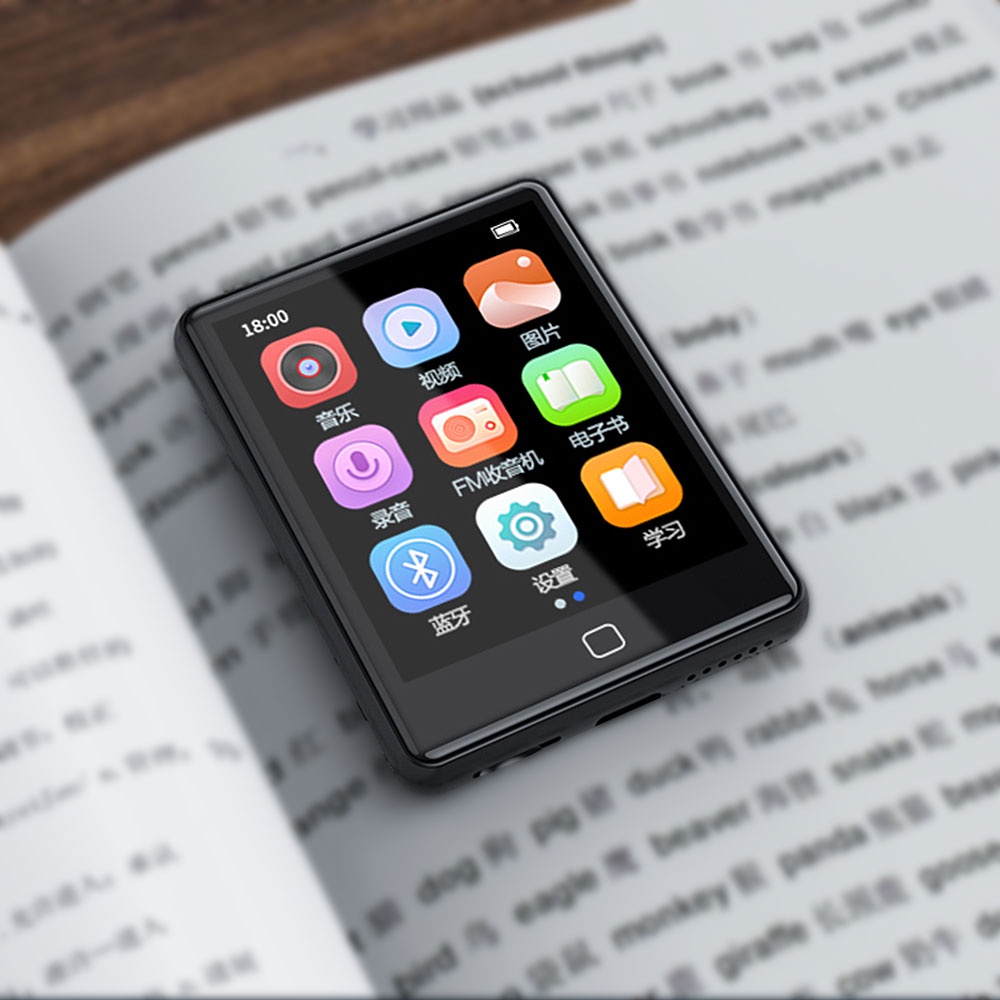 Máy Nghe Nhạc FAAEAL RUIZU M20 MP3 Bluetooth 5.0 Màn Hình Cảm Ứng 2.8 Inch Tích Hợp Loa Và Phụ Kiện