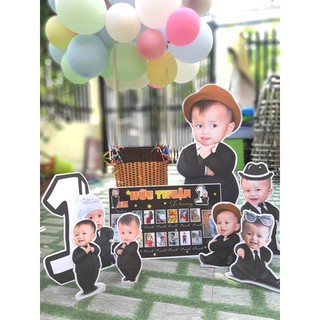 Chibi bé trai, bé gái trang trí sinh nhật, thôi nôi 25cm dễ thương