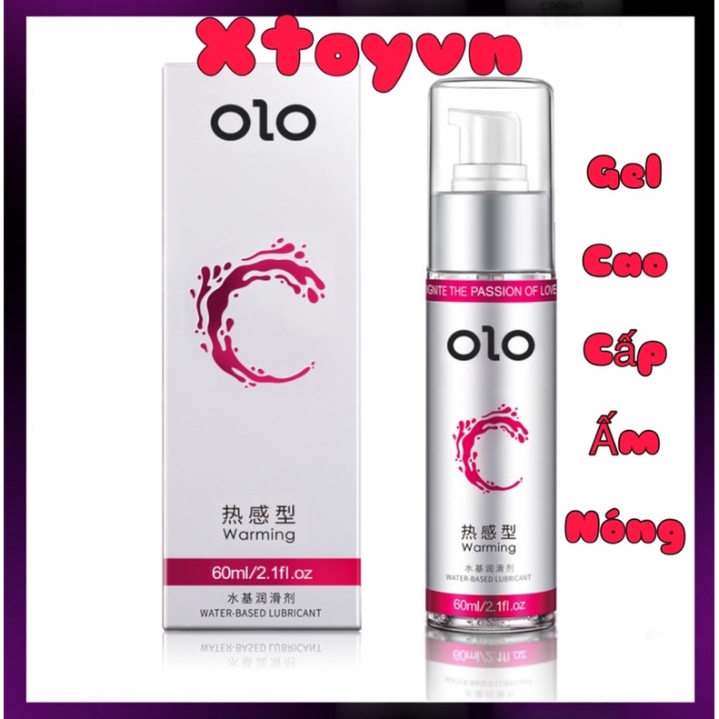 Gel Bôi Trơn OLO  Warming Cao Cấp Ấm Nóng 60ml - Tăng khoái cảm