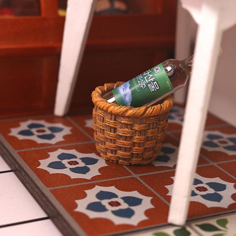 Giỏ đựng đồ chơi cho nhà búp bê tỉ lệ 1: 1