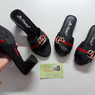 [Giày Dép MUNSU]_Set Guốc Mẹ & Dép Bé