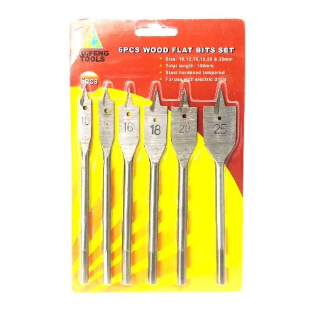 BỘ 6 MŨI KHOÉT LỖ GỖ ĐUÔI CÁ