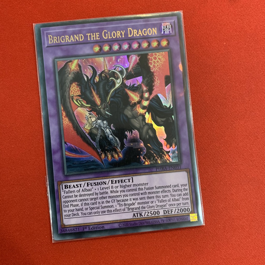 [EN-JP][Thẻ Bài Yugioh Chính Hãng] Brigrand The Glory Dragon