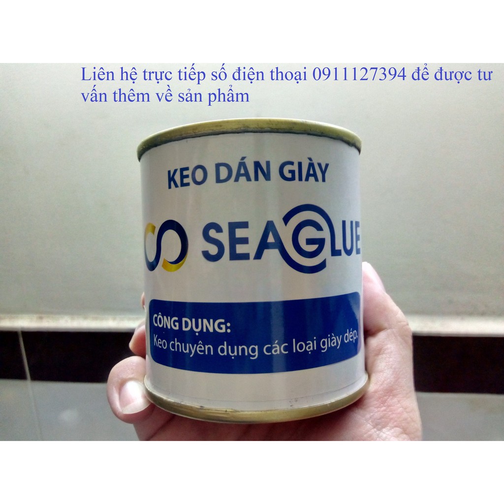 Keo Dán Giày Seaglue 300Gram, Bám Dính Chắc, Chịu Nước, Bền, Dẻo Sau Khi Dán.