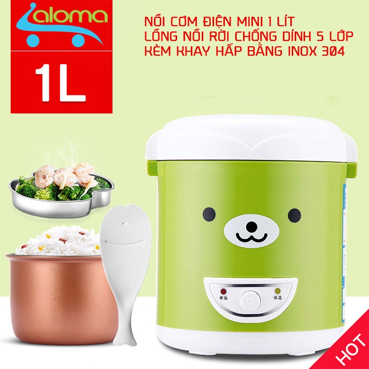 Nồi cơm điện mini 1L UXUE CFX-B10 nấu được 3-4 bát cơm - Công nghệ nấu 3D nấu cơm nấu cháo hâm nóng làm hộp cơm văn òng
