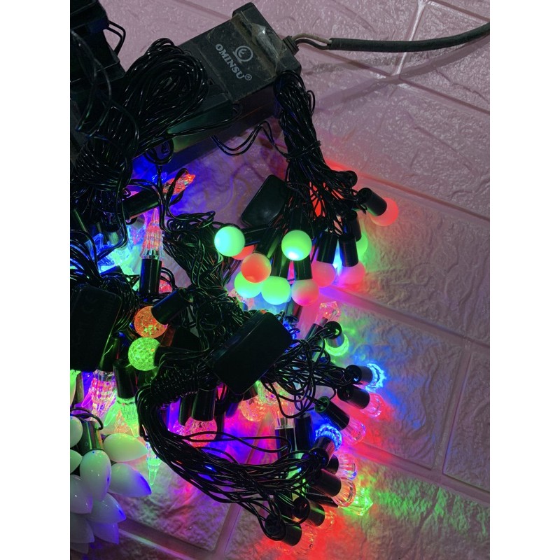 Đèn nháy trang trí 5m dây đen