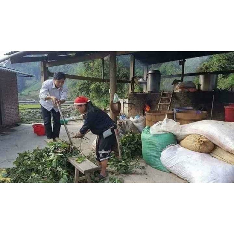 Combo 1 kg lá tắm Dao đỏ Sa pa thơm nhiều vị dùng cho pn sau sinh