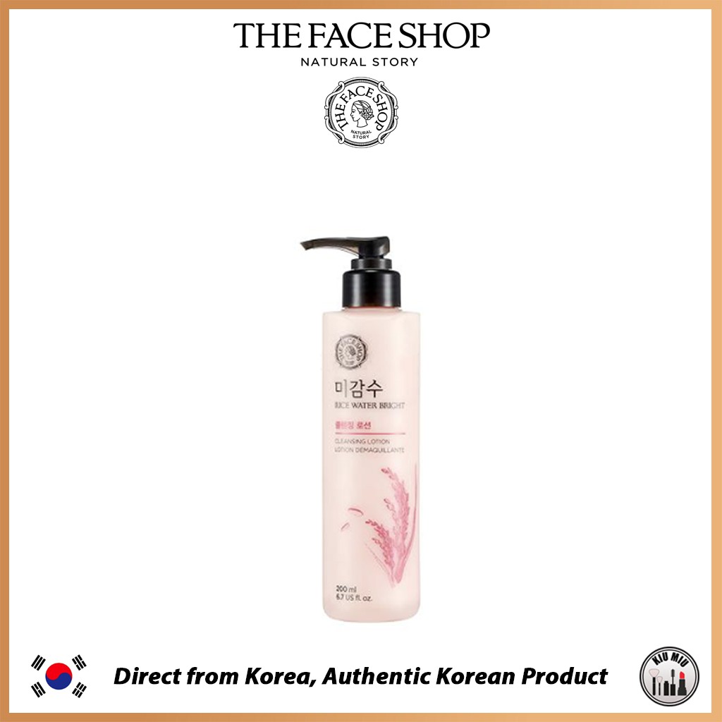 THE FACE SHOP Rice Water Bright Cleansing Lotion 200ml *ORIGINAL KOREA*