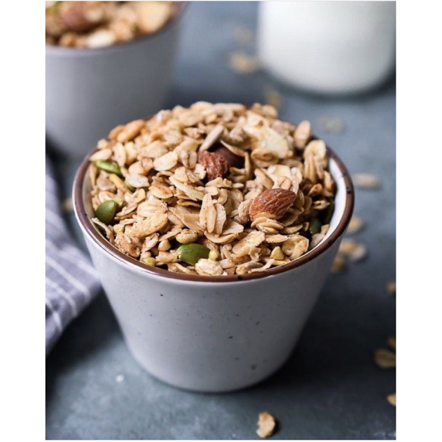 Granola ăn kiêng hafood, ngũ cốc giảm cân nhiều hạt vị mật ong