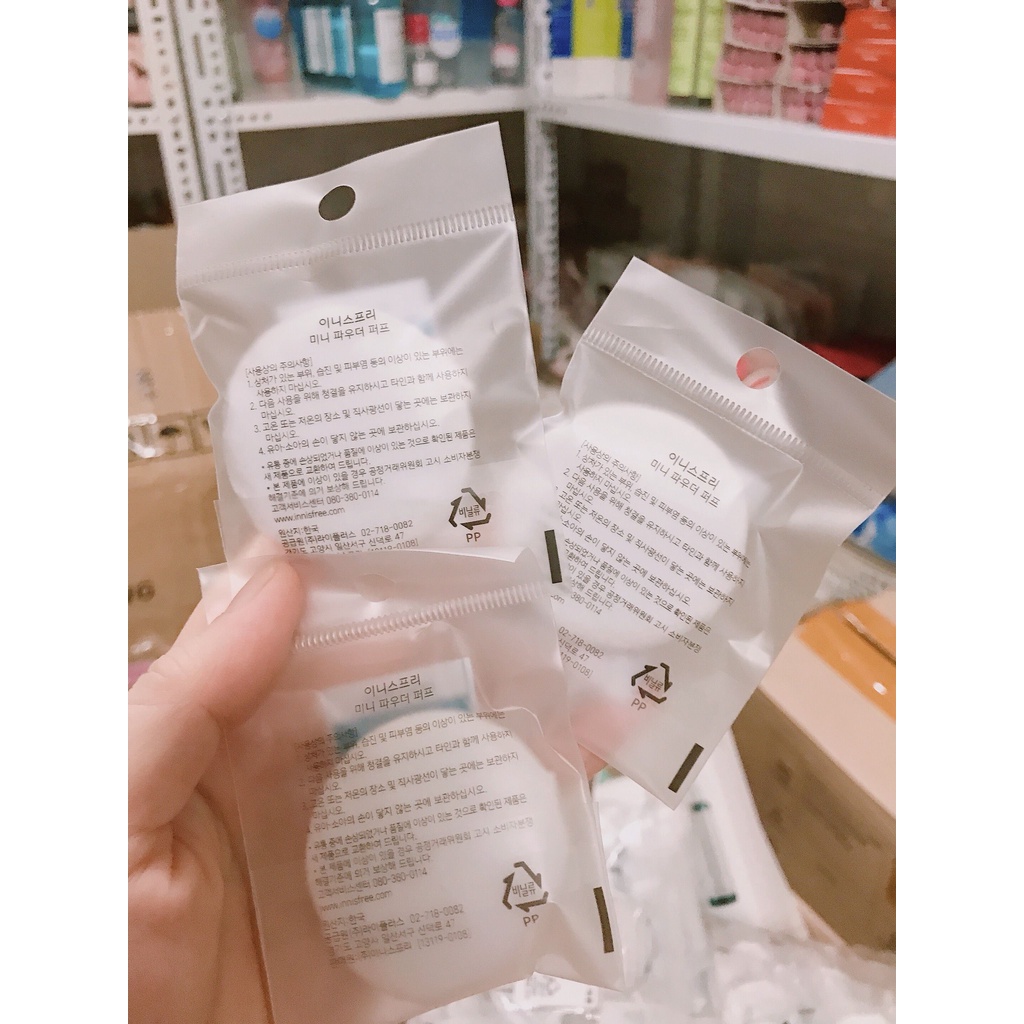 Bông phấn Innisfree MINI POWDER PUFF