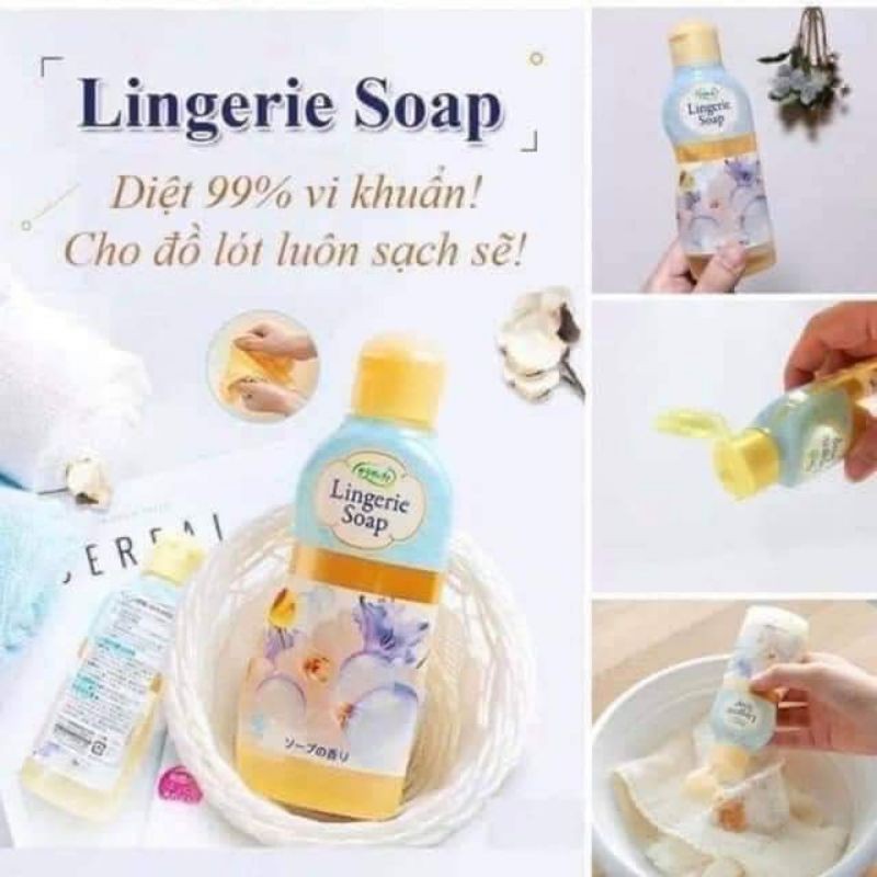 Nước giặt đồ lót Lingerie Soap Nhật Bản 120ml