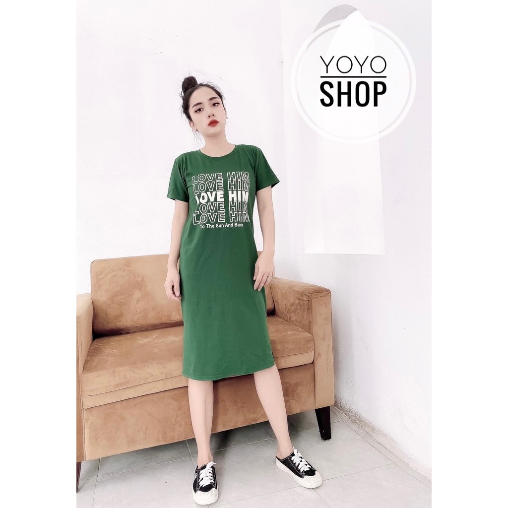 Đầm Dáng Suông Nữ Thun Thái Cao Cấp Cho Nữ Dưới 60kg | BigBuy360 - bigbuy360.vn