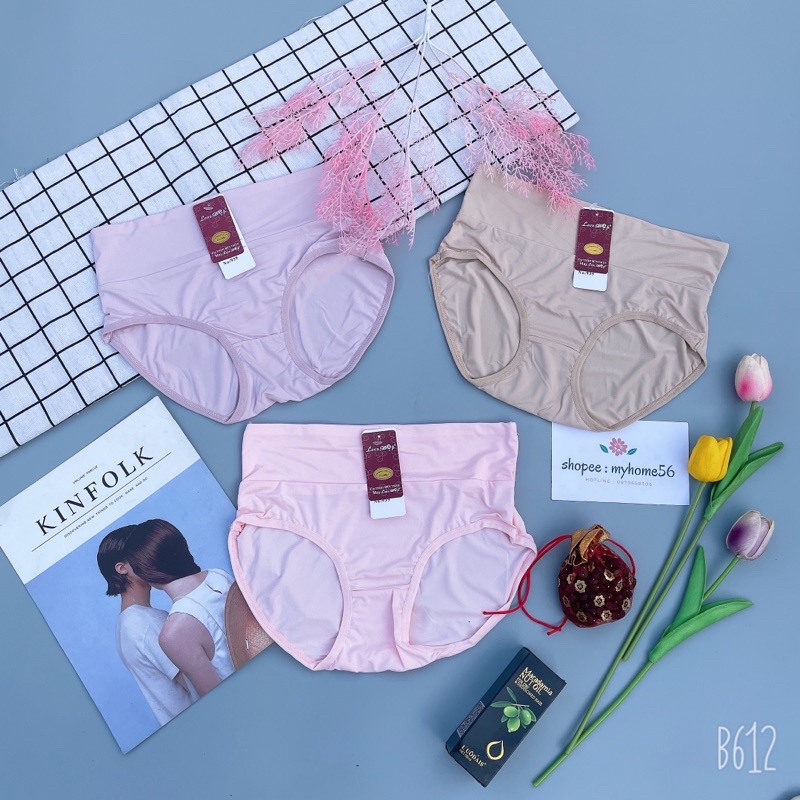 Quần lót cạp cao kèm gen vải su lạnh 939 (40-55kg vừa)