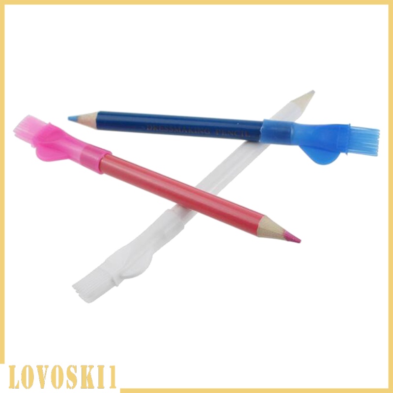 [LOVOSKI1]3Pc Fabric Markers Pen Tailor Chalk Pencil Dressmaking Quilter Vanishing Sewing