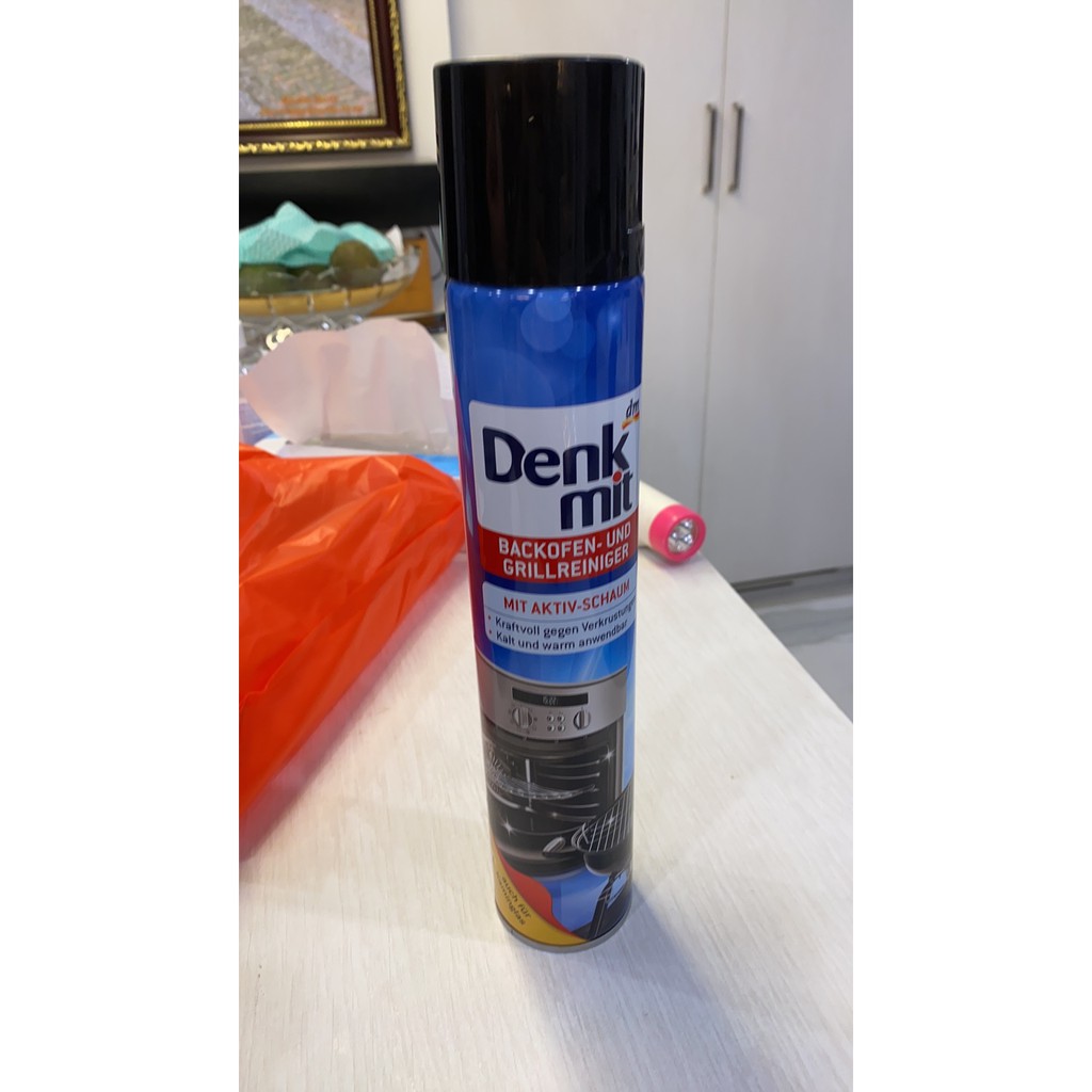 Xịt vệ sinh lò nướng, nồi chiên, lò vi sóng Denkmit siêu sạch- Denkmit Oven and Grill Cleaner