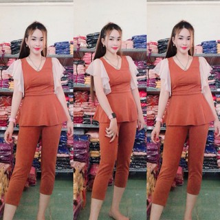 Combo 3b đồ bộ cát hàn mặc nhà