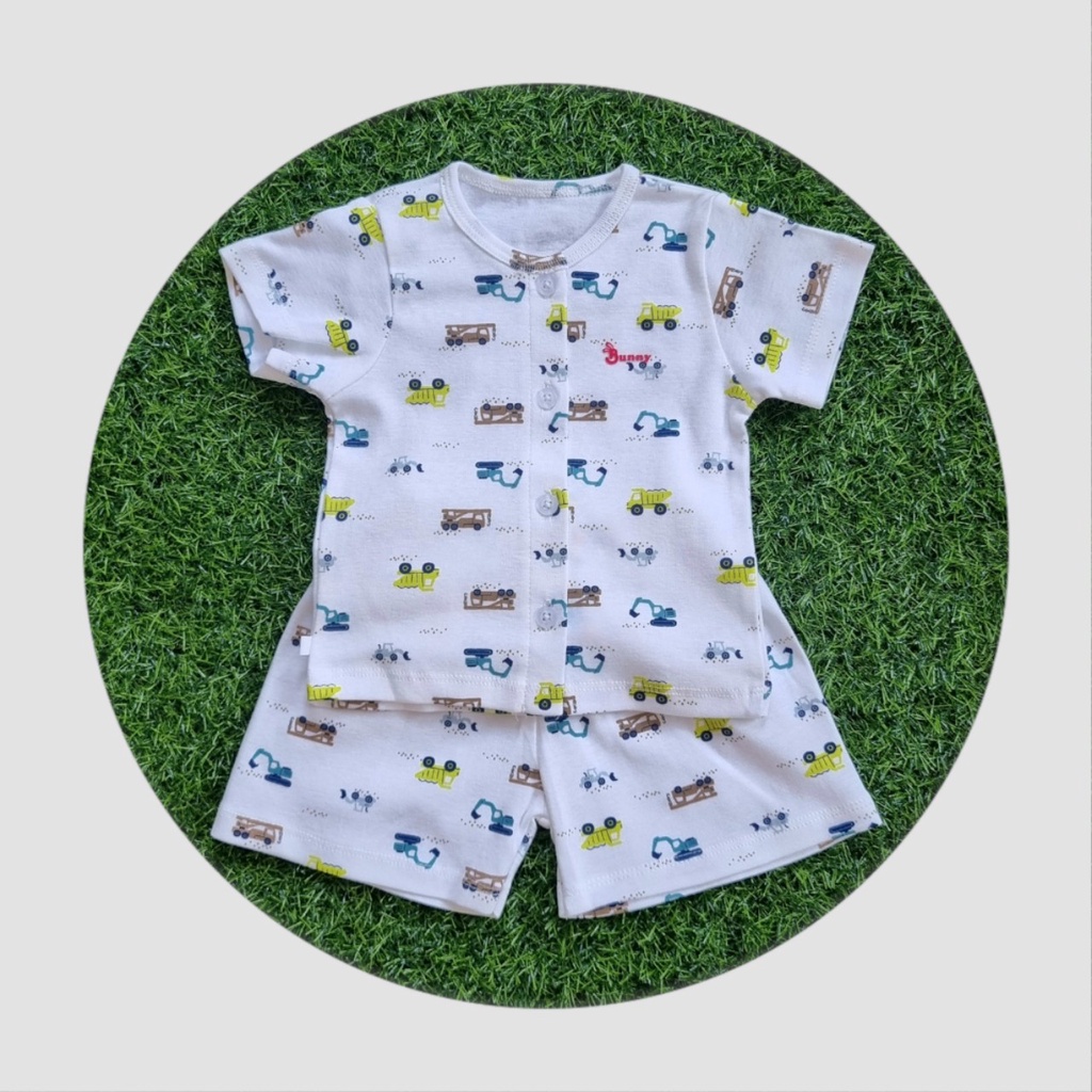Đồ sơ sinh bé trai bé gái cộc tay 3-10kg chất cotton mềm mát co giãn 4 chiều, Bộ quần áo cho bé sơ sinh Thị Nắng Store