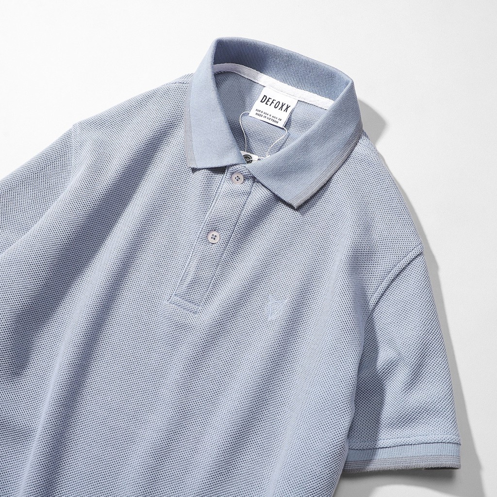 Aó polo Defoxx slimfit chính hãng hàng Việt nam xuất khẩu (Form Slimfit,chất vải co dãn,thấm hút mồ hôi)