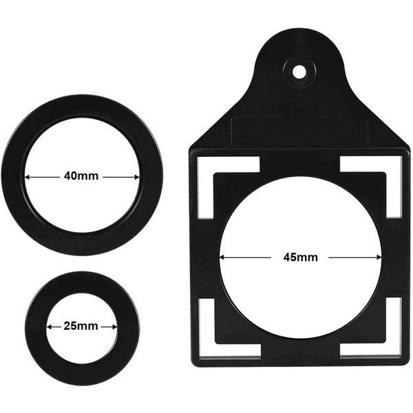 Thước Đo 6 Góc Gấp Có Lỗ Định Vị Đa Năng Khoét Lỗ Gạch