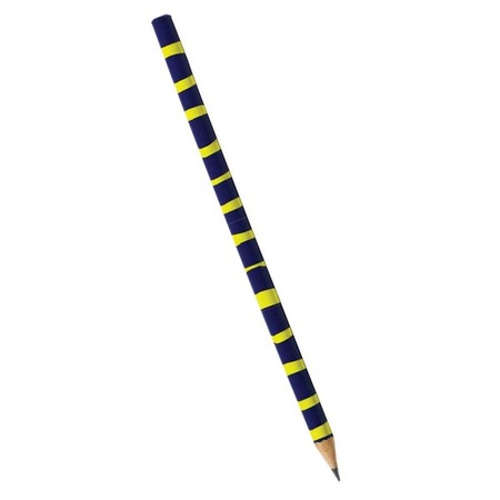 Combo 6 bút chì chuốt thân gỗ STABILO Spirit 419 2B+ chuốt chì PS4538 (Sọc đen/ vàng)