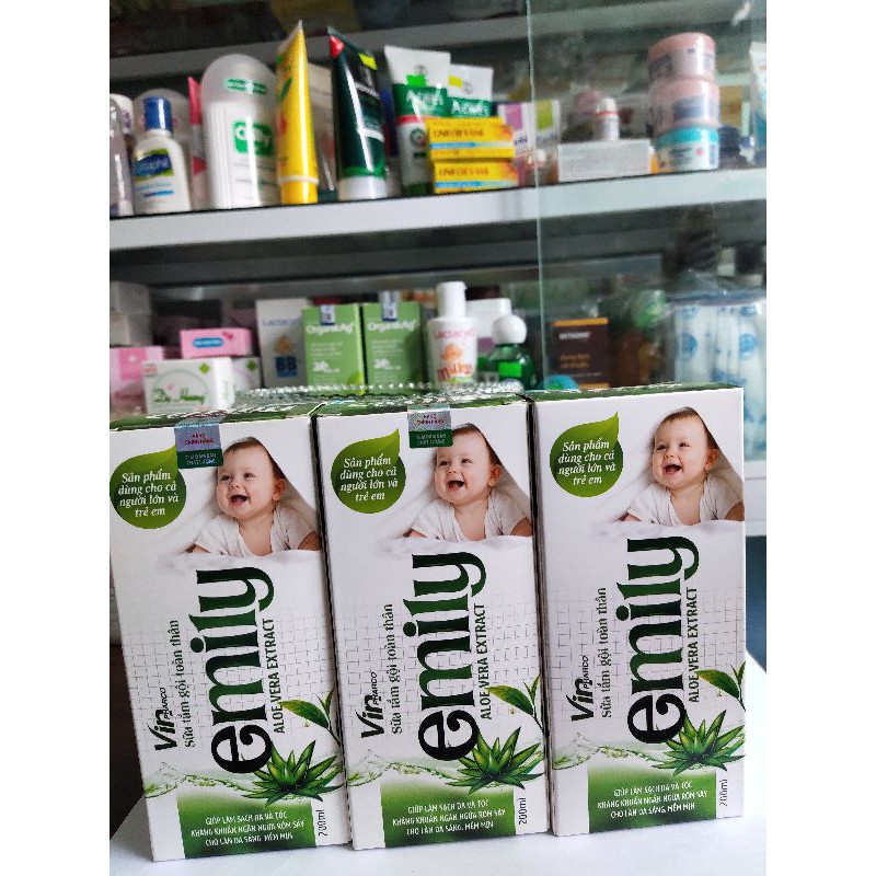 Sữa tắm gội thảo dược Emily
