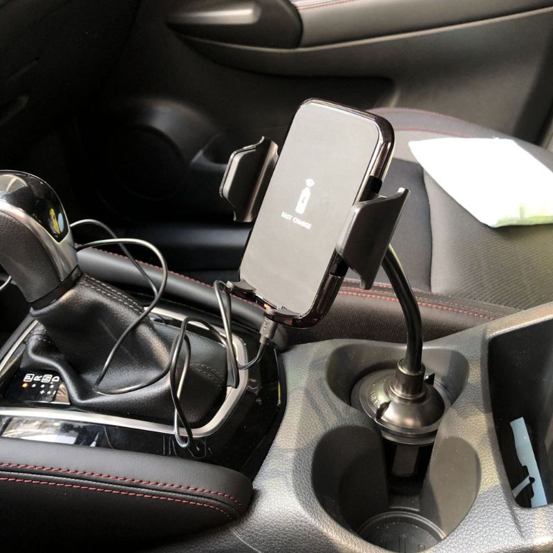 Đế sạc điện thoại không dây xoay 360 độ gắn xe hơi chất lượng cao dành cho iphone