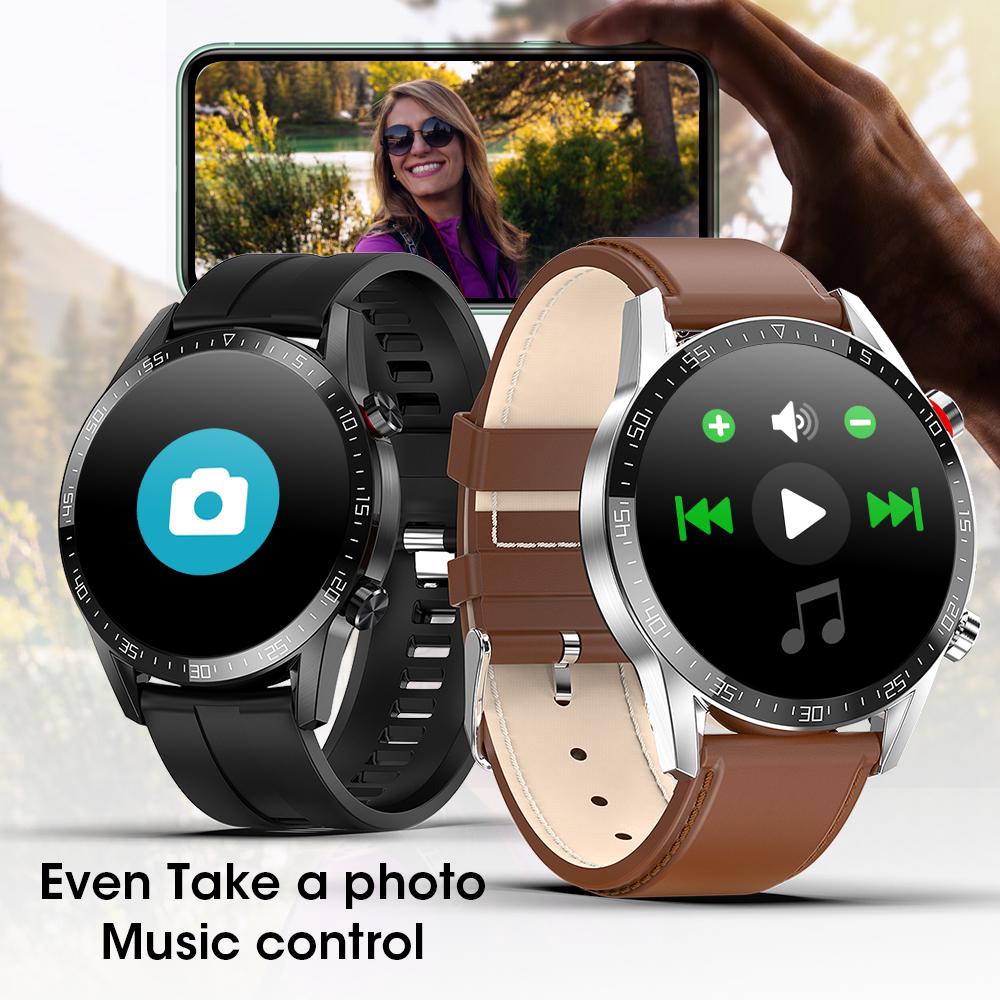 Đồng hồ thông minh mới L13C Tuổi thọ pin dài IP68 Bluetooth không thấm nước Smartwatch Huyết áp nhịp tim theo dõi tập thể dục Vòng đeo tay nam VS L11 L12 L13