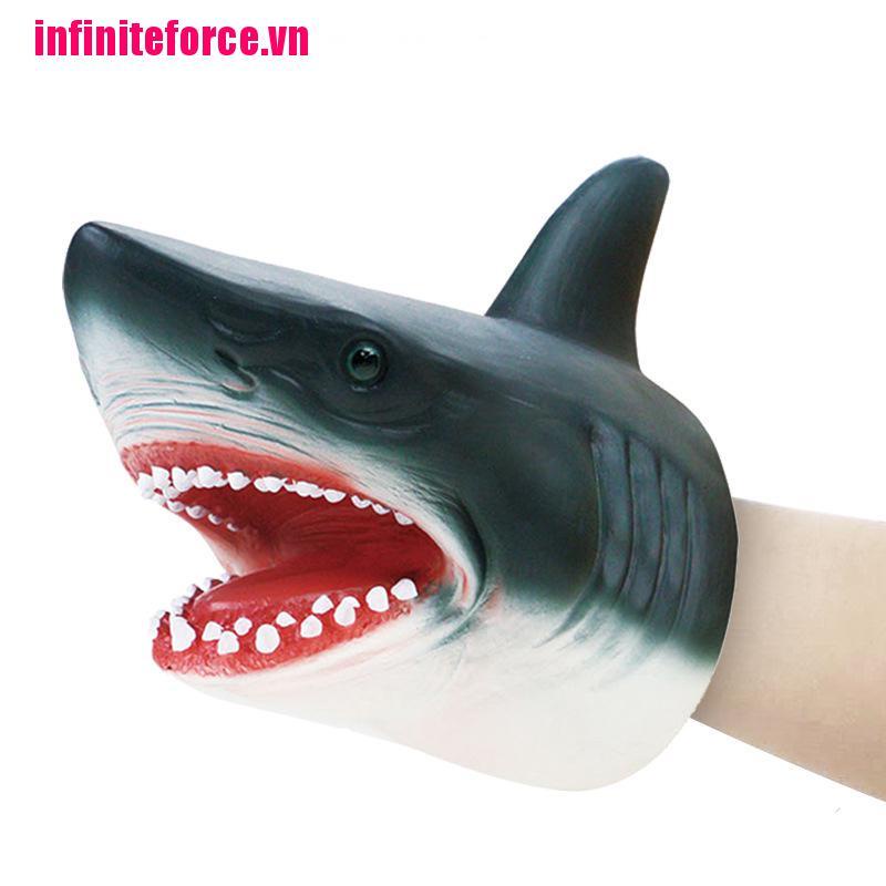 Đồ chơi găng tay cá mập bằng cao su mềm