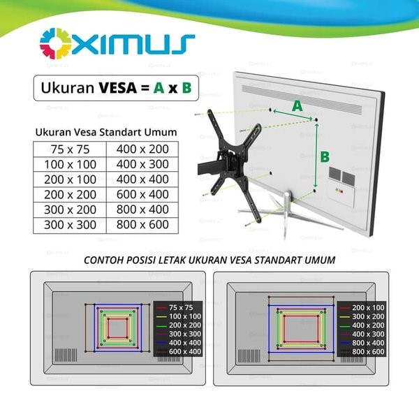 Giá Đỡ Lcd Tv 14 "- 42" Inch Oximus Aquila 2204 Fix