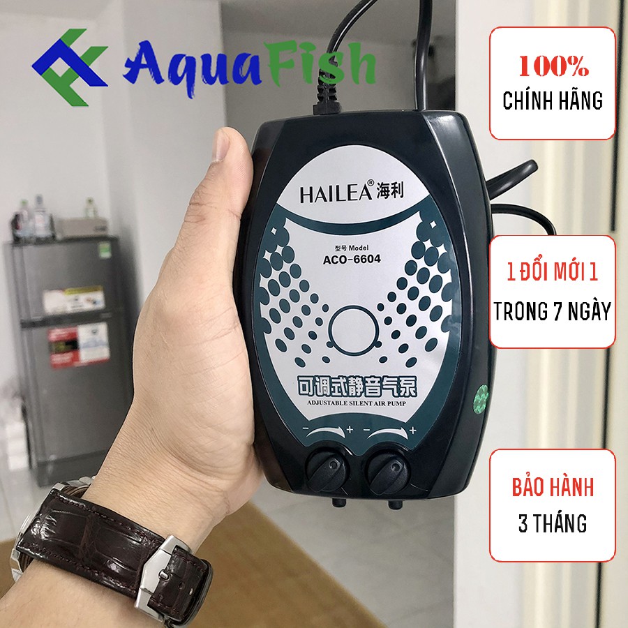 Máy Sủi Khí 2 Vòi HAILEA ACO-6604