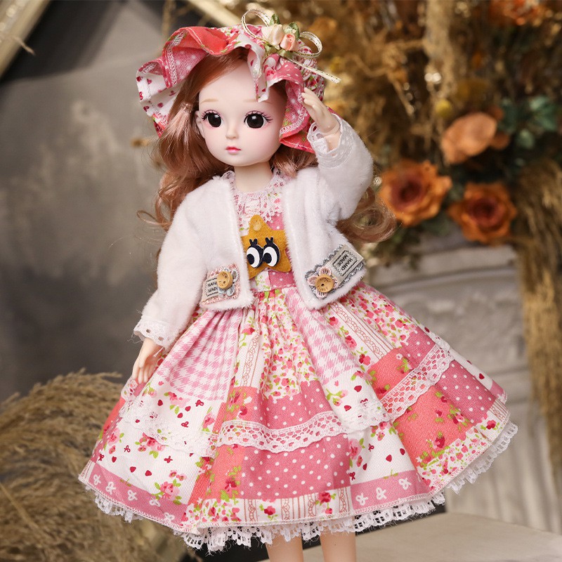 Búp Bê BJD 30cm 1 / 6 21 Khớp Nối Có Thể Tháo Rời Dễ Thương