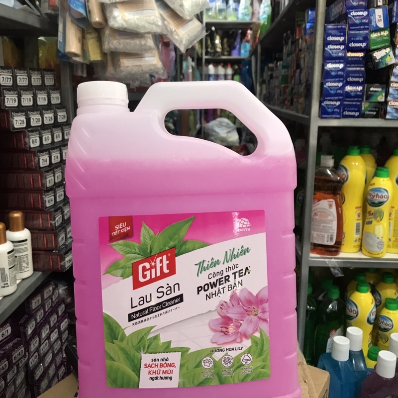 Nước lau sàn Gift can Hương hoa LiLy 3,8kg