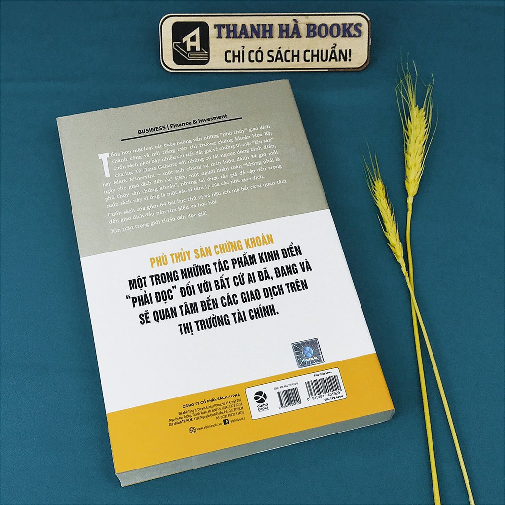 Sách - Phù Thủy Sàn Chứng Khoán (Bìa vàng) - Thành công, thất bại và kinh nghiệm vực dậy - Thanh Hà Books