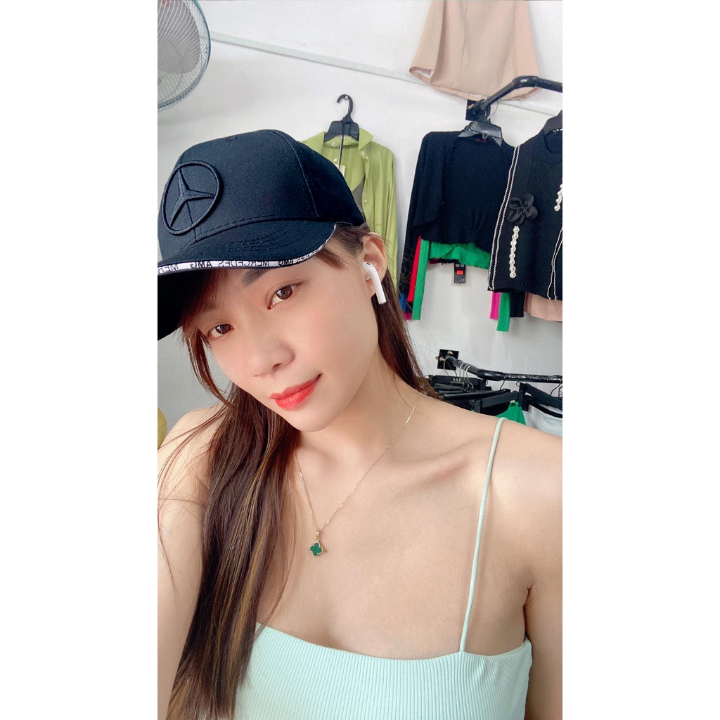 Mũ lưỡi trai Mer.cedes màu đen cá tính dành cho cả nam và nữ full hộp để làm quà tặng