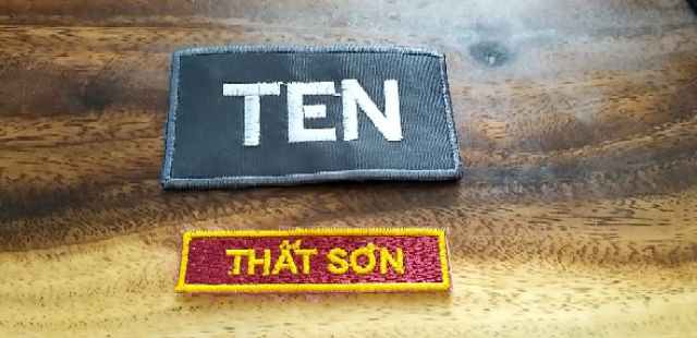 Thêu logo vi tính - Thêu phù hiệu học sinh theo yêu cầu