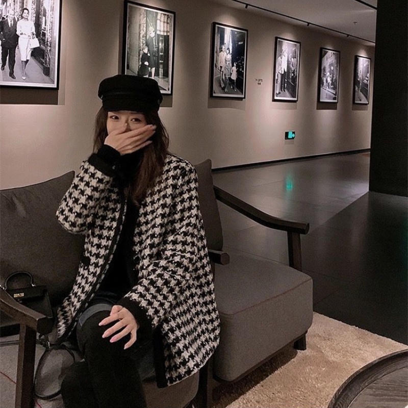 Áo khoác dáng rộng thời trang mùa đông dễ phối đồ