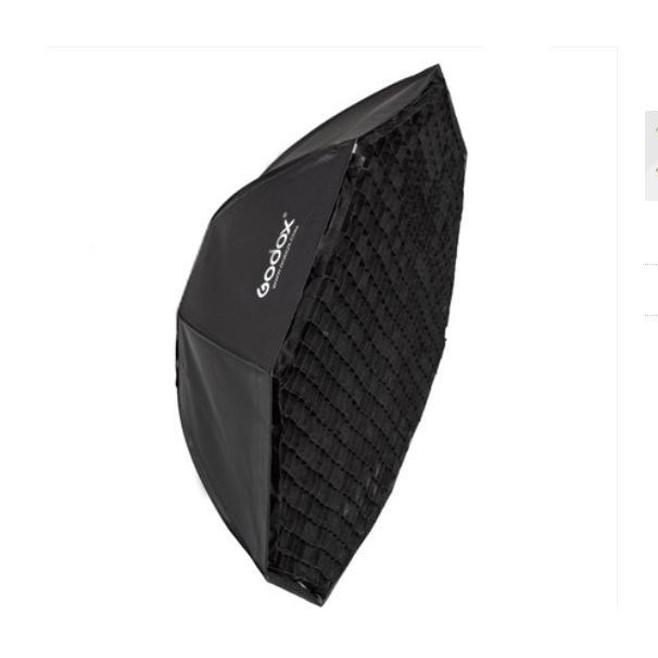 Softbox ngàm bowen bát giác 95cm - 120cm + grip tổ ong