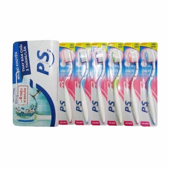 Bàn chải đánh răng P/S lông tơ mềm mịn