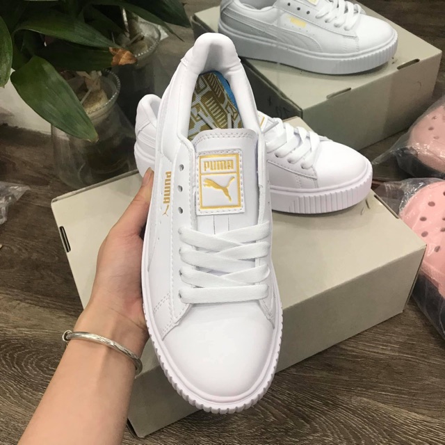 Giày thể thao pu.mas trắng cao cấp (free ship) | BigBuy360 - bigbuy360.vn