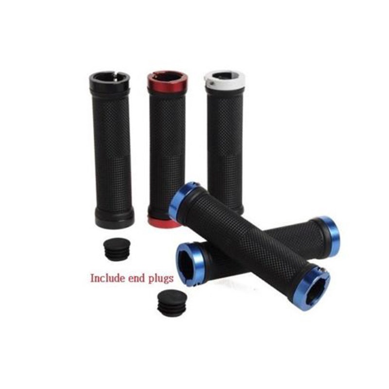 Set 2 / 1 Cặp Vỏ Bọc Tay Lái Xe Đạp Leo Núi Bằng Cao Su Mềm Mượt Chống Trượt